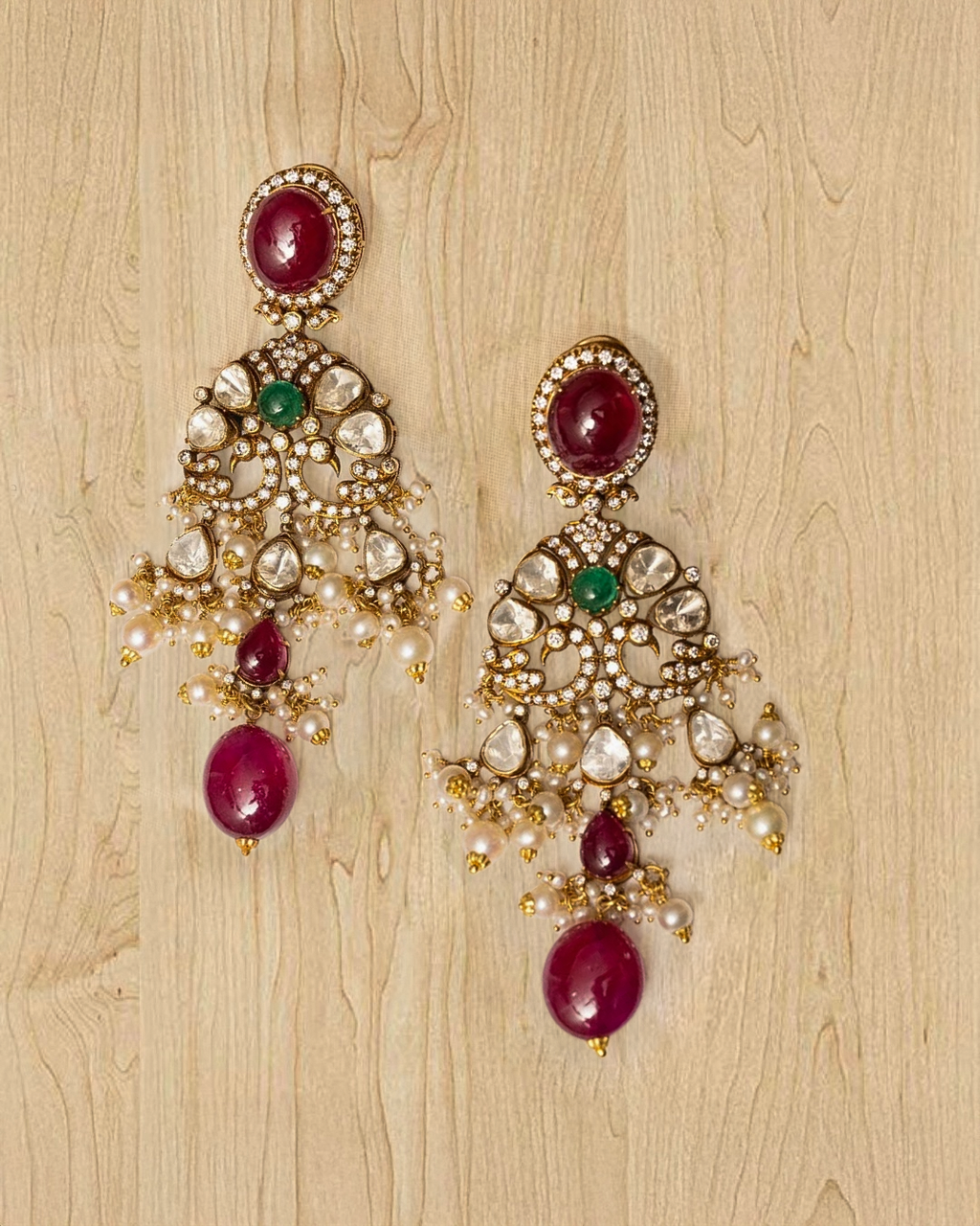 Riddhi Navratna Necklace with Earrings