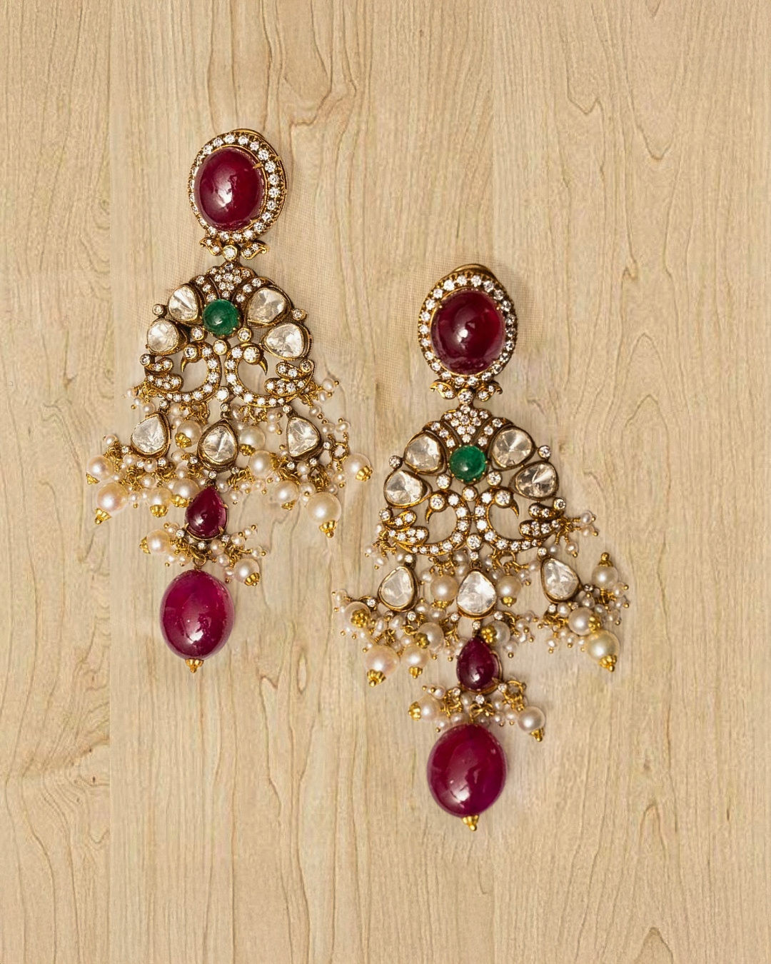 Riddhi Navratna Necklace with Earrings