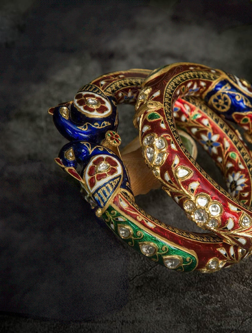 Albeli Meenakari Bangles