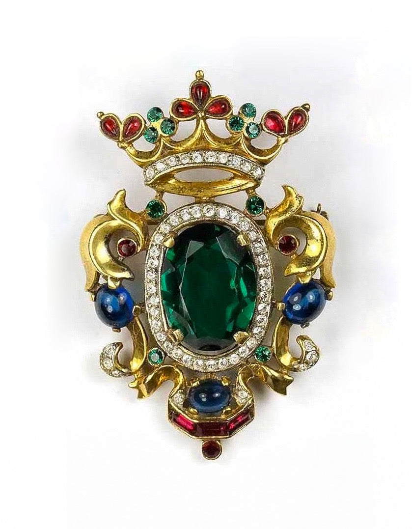 Crown Brooch