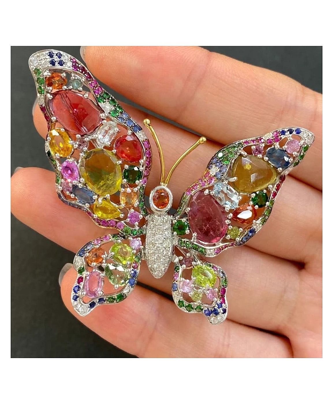 Monarch Butterfly Brooch
