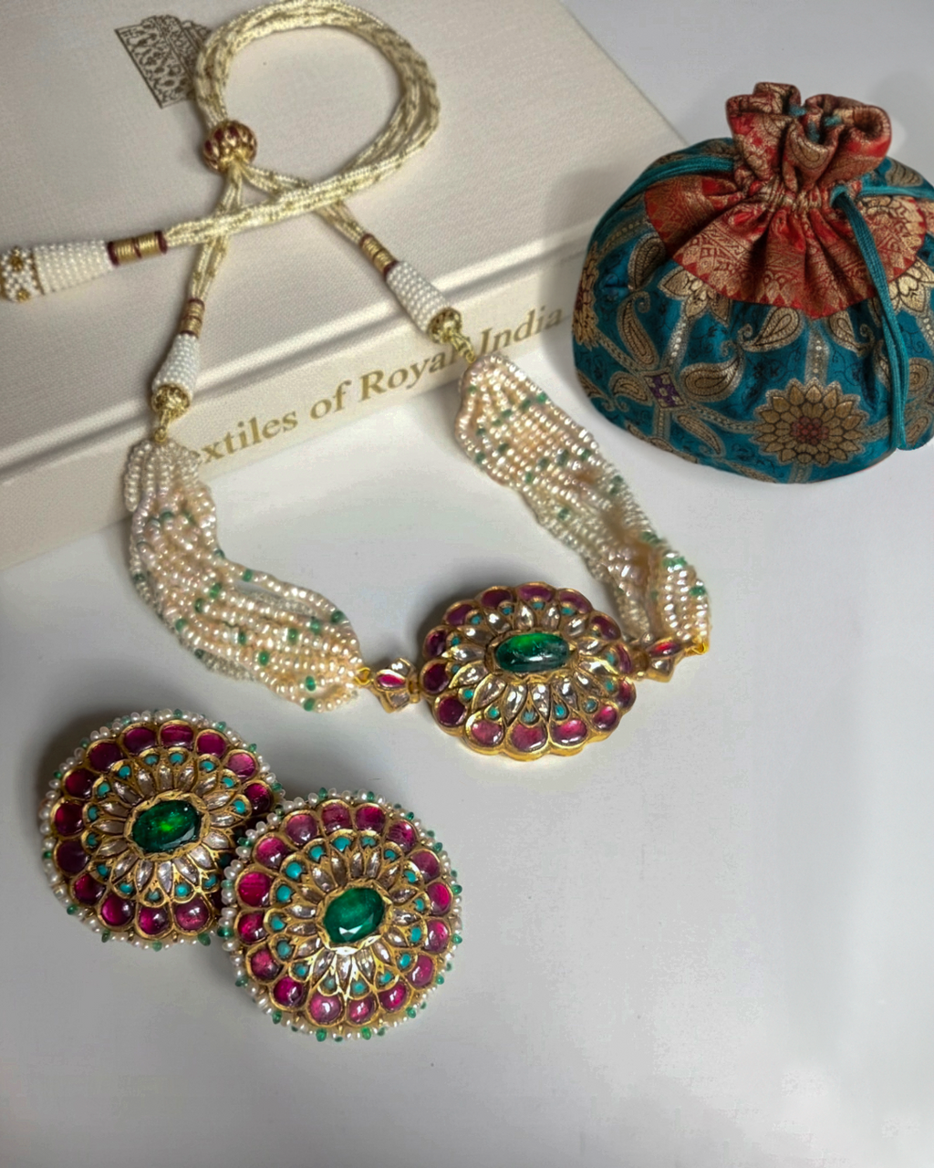 Mor Choker Set