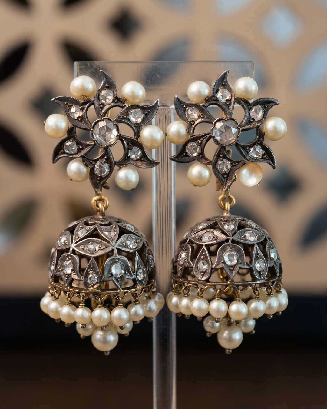 The Rajbari Rosette Earrings