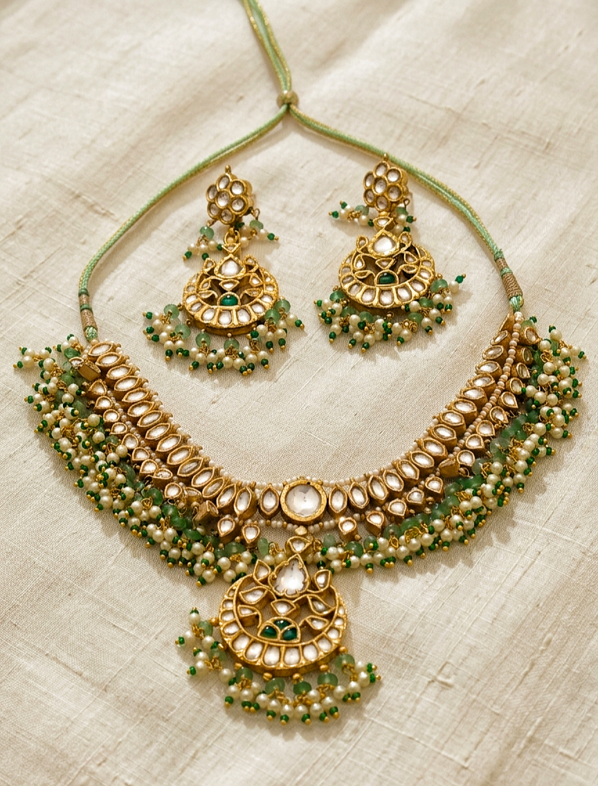 Rama Necklace with Earrings