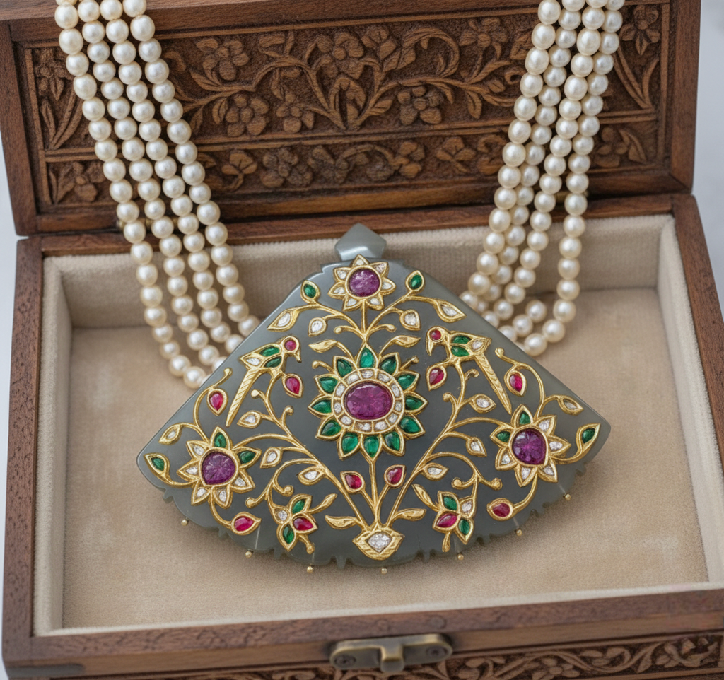 Baag-e-Jannat Jade Pendant