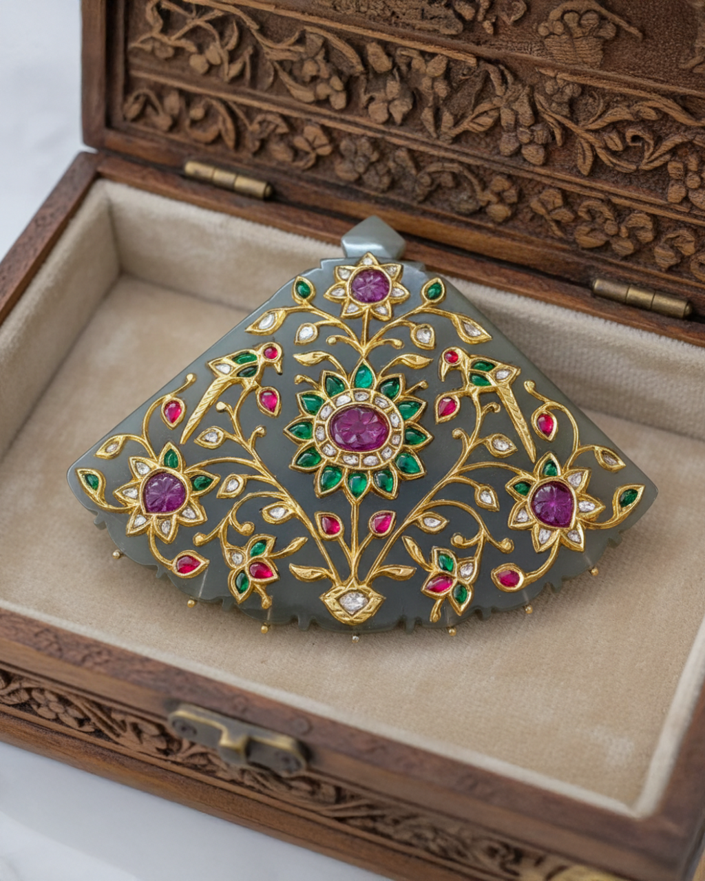 Baag-e-Jannat Jade Pendant